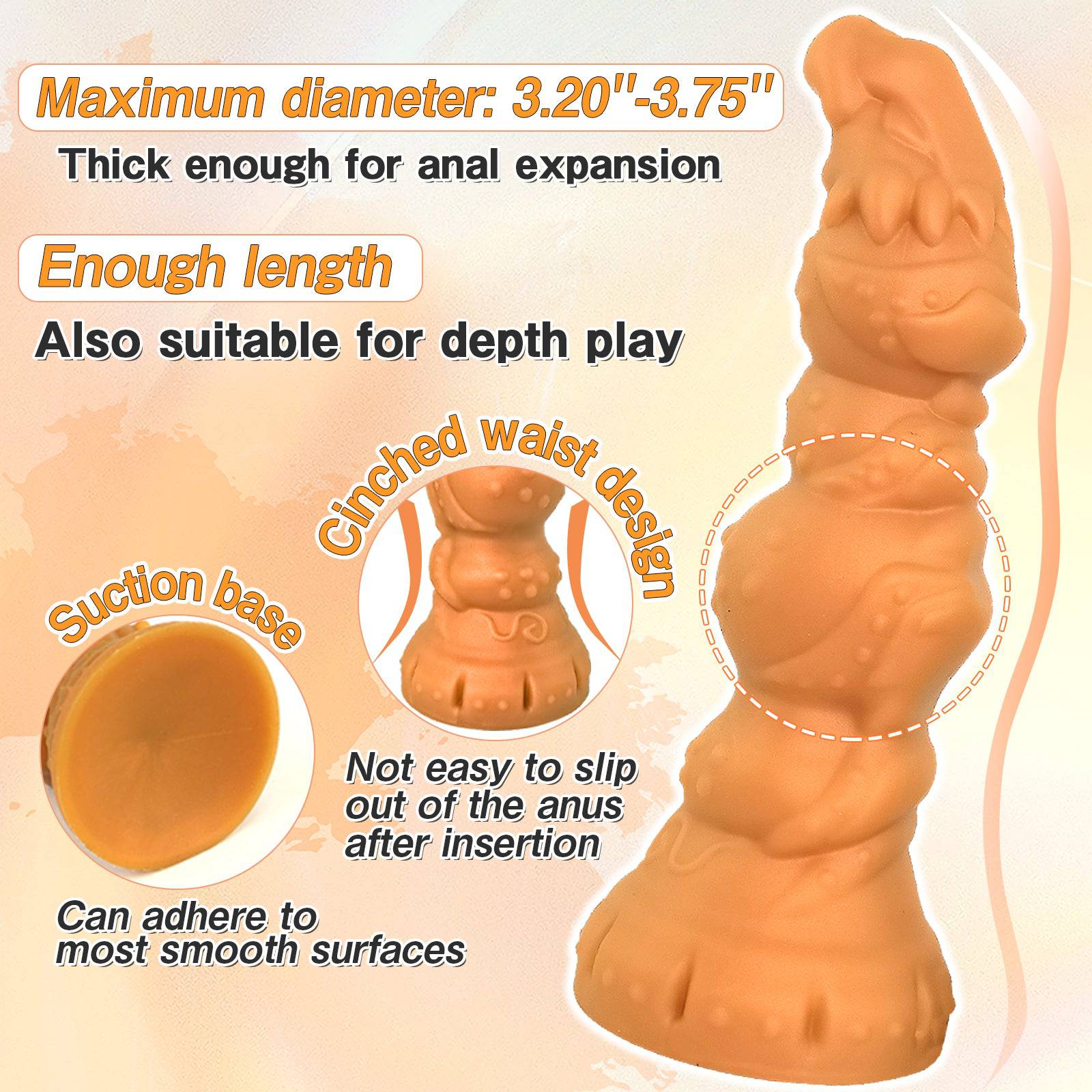 Sun Crow 13 Inch Fantasy Knot Dildo Xoxomoving