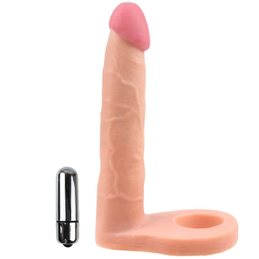 Vibrating Double Penetration Cockring - Xoxomoving