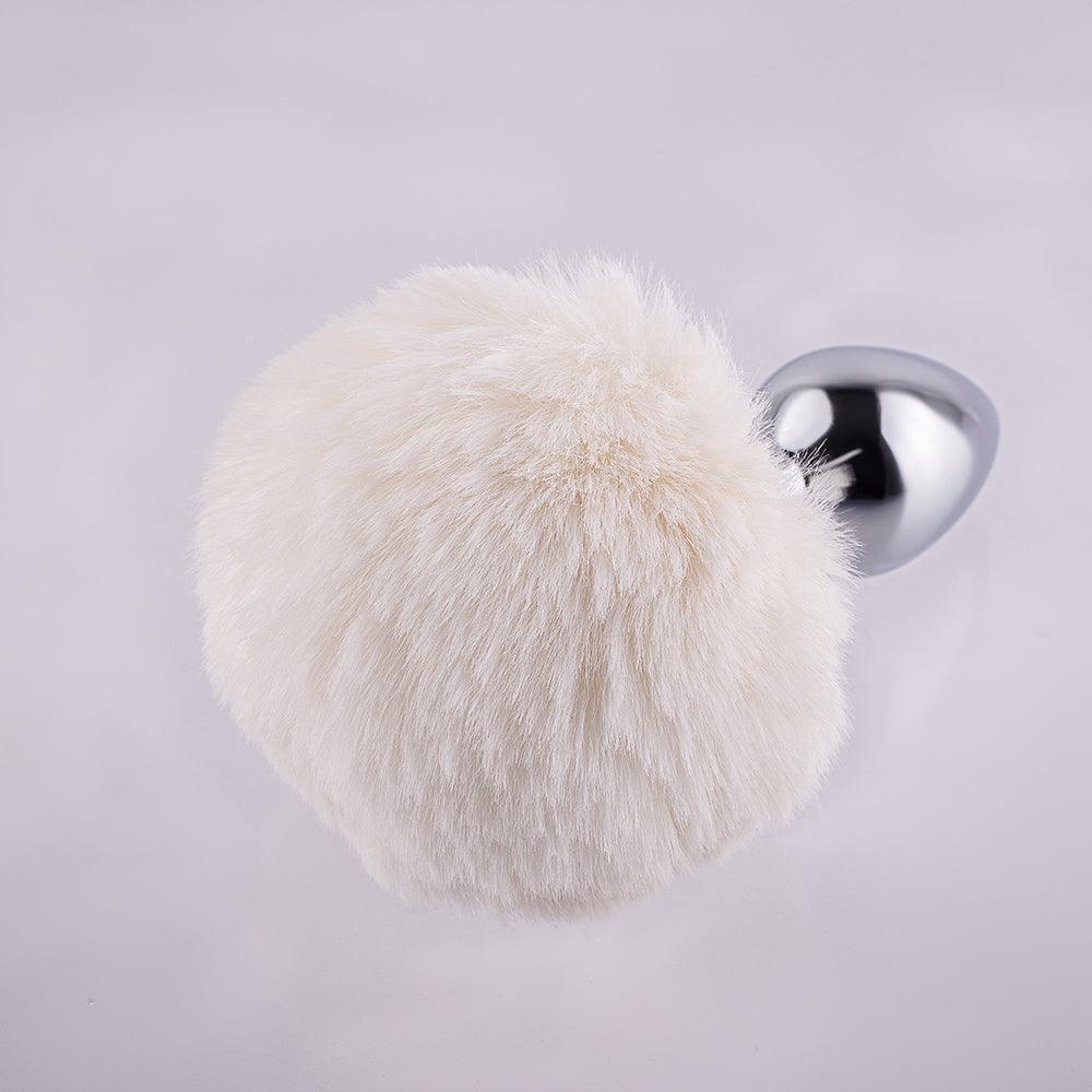 White Short Tail Butt Plug: Tailored Pleasure for Playful Delights - Xoxomoving