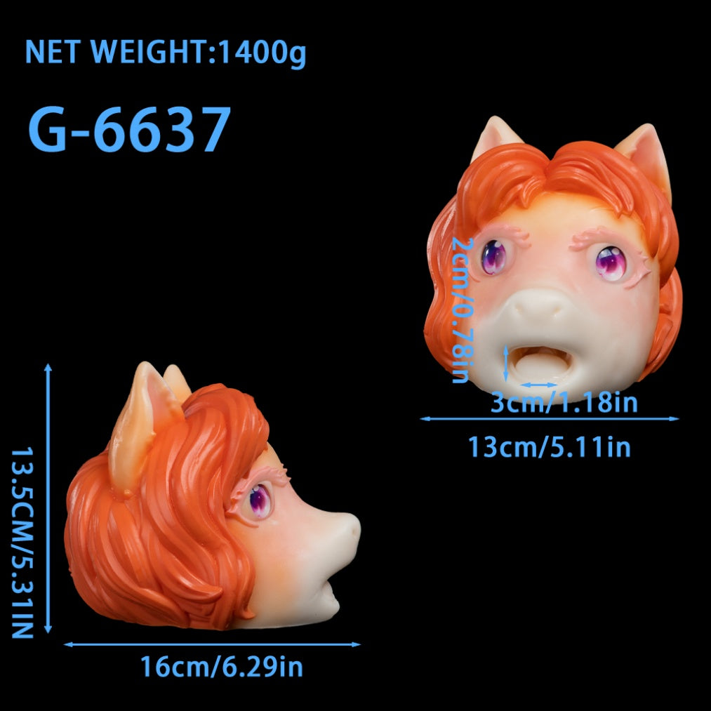Deer Pony Silicone Oral Sex Doll - Fantasy Mens Penis Blowjob Masturbation Fetish Toys Gift Xoxomoving