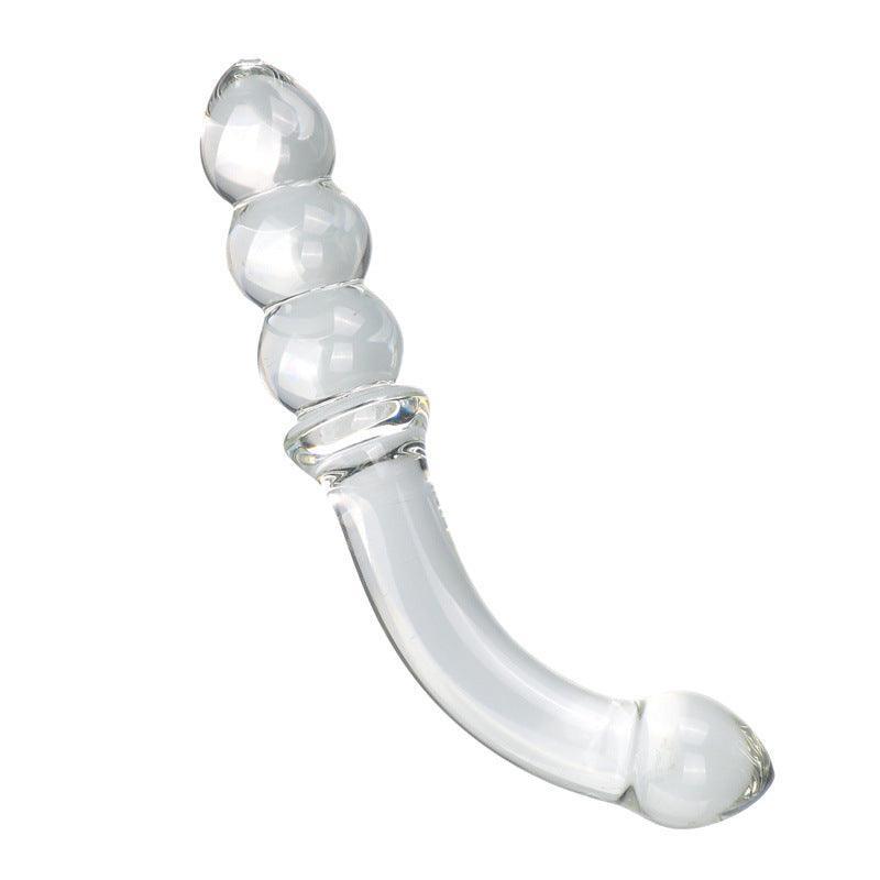 9 Inch G-Spot Glass Dildo - Xoxomoving