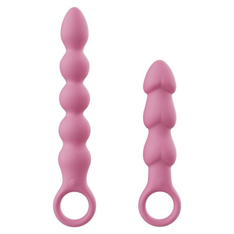 Pink Lover - Vibrating Anal Beads with 3 Balls - Xoxomoving