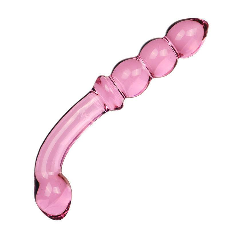 9 Inch G-Spot Glass Dildo - Xoxomoving