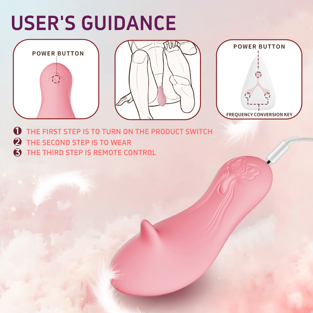 Wearable Vibrating Masturbator with Remote Control for Women - Xoxomoving