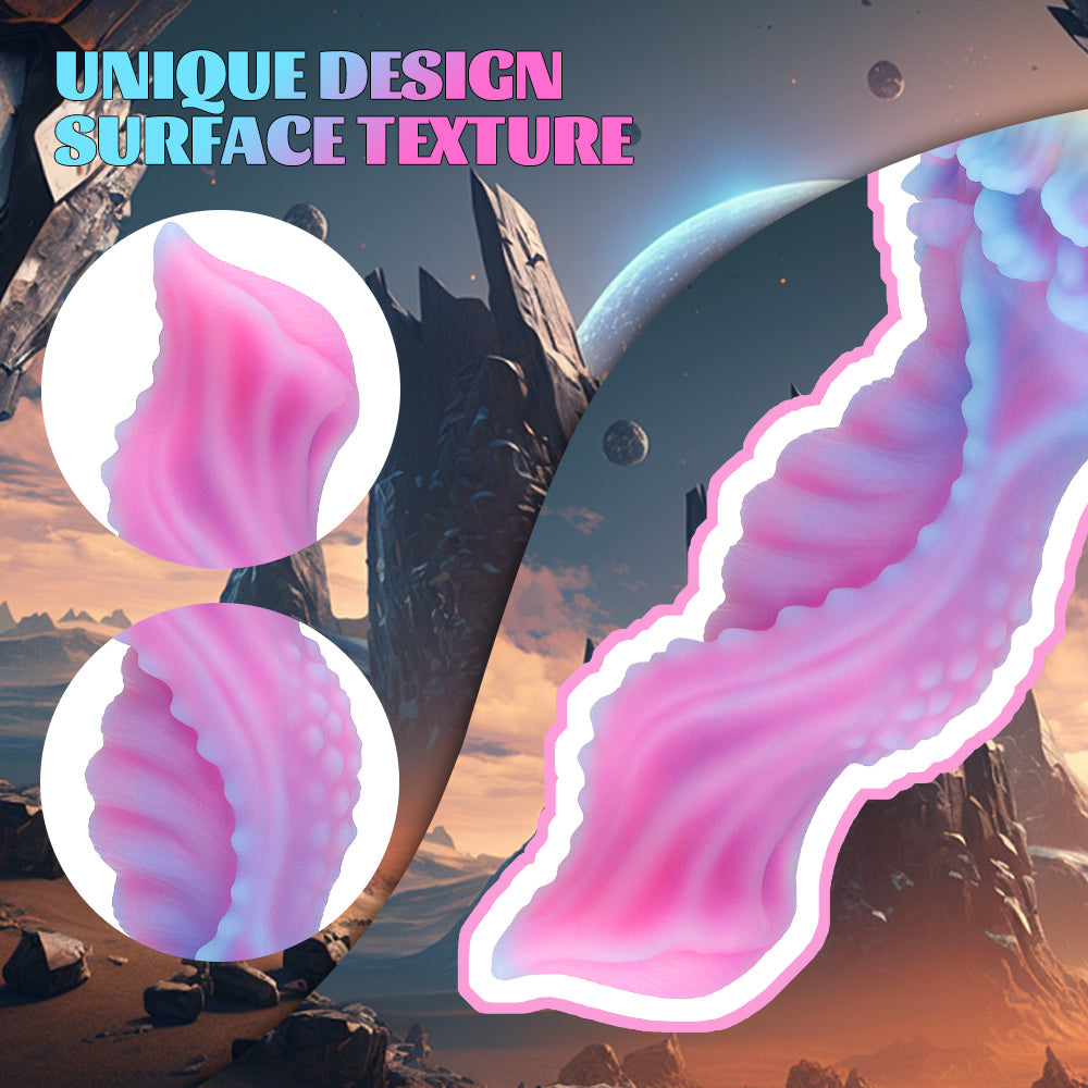 Liquid Silicone Fantasy Textured Dragon Dildo Xoxomoving