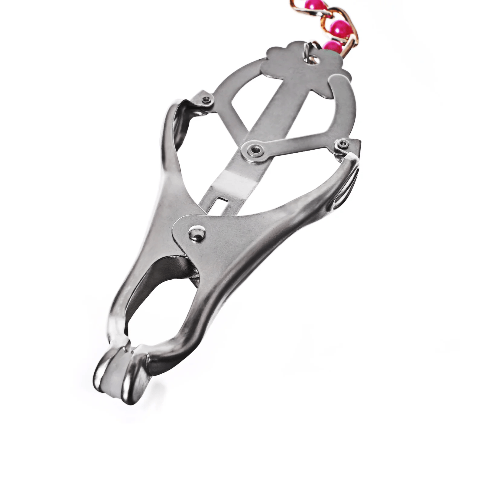 Clover Clamps with Red Ball Chain By Kink - Xoxomoving