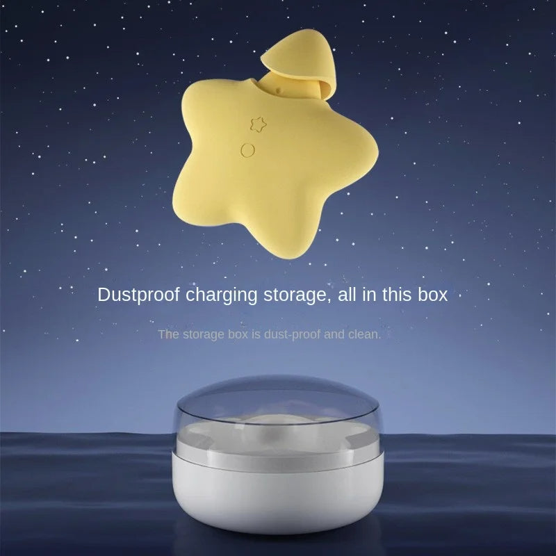 Starry sky projection light vibrator sucking vibration fun wireless charging-Xoxomoving