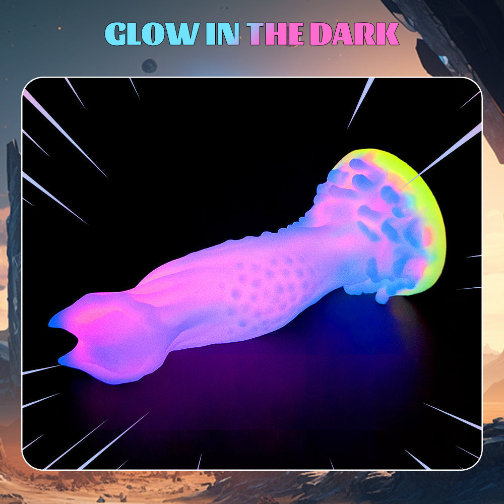 Liquid Silicone Fantasy Textured Dragon Dildo Xoxomoving