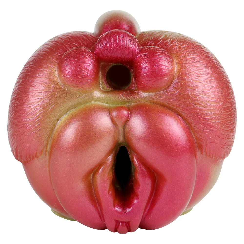 Cat Vagina Pocket Pussy Male Masturbator - Silicone Animal Penis Masturbation Cup Xoxomoving