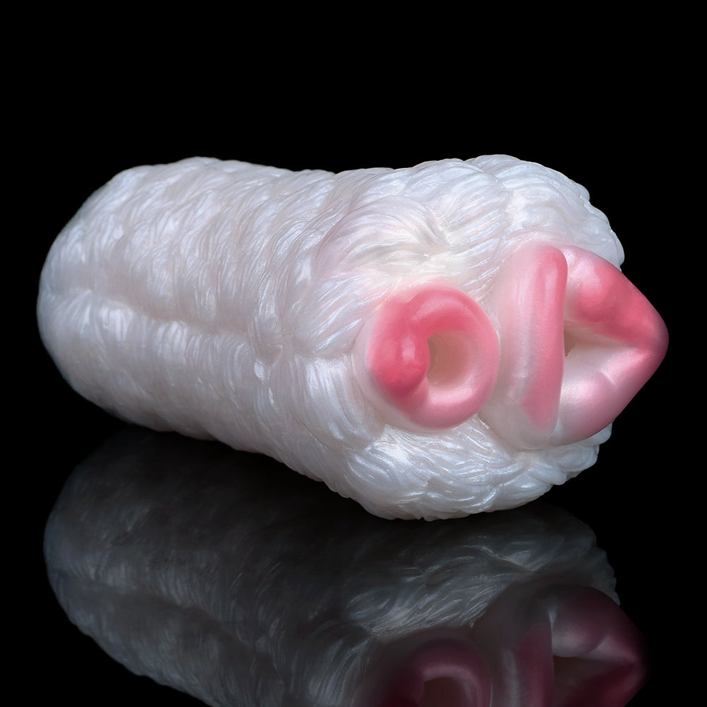 Vibrating Beast Pussy Male Masturbator - Remoter Bullet Penis Masturbation Sex Toy for Men Xoxomoving