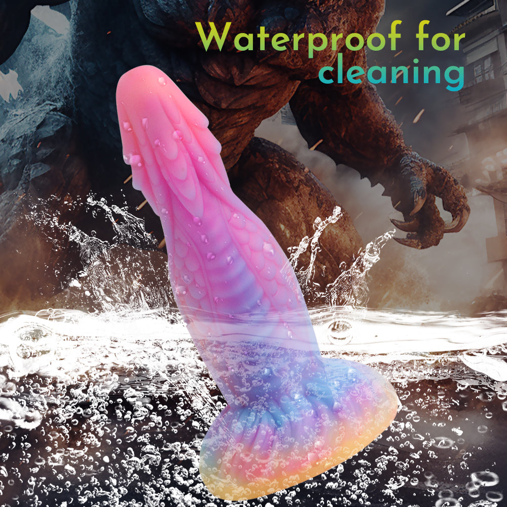 7 Inch Glowing Monster Dragon Dildo Xoxomoving