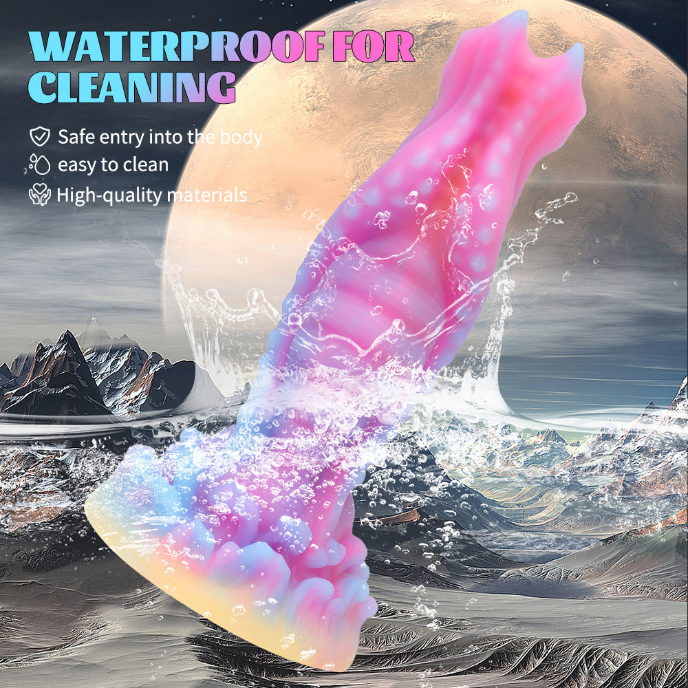 Liquid Silicone Fantasy Textured Dragon Dildo Xoxomoving