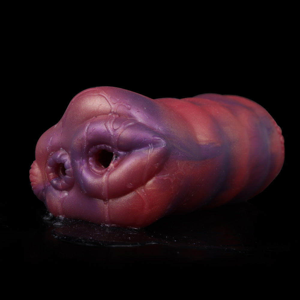 Fantasy Monster Pocket Pussy Male Masturbator - Double Hole Penis Masturbation Silicone Stroker Xoxomoving