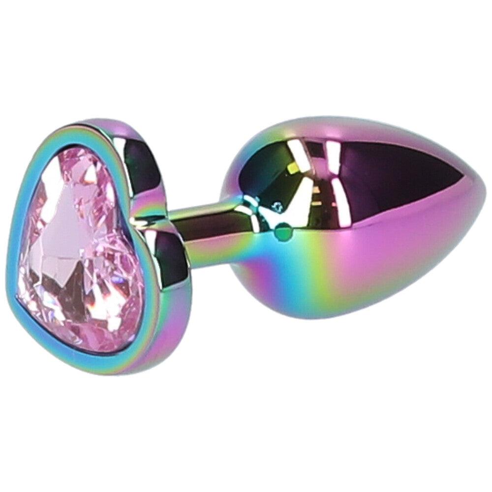 Premium Rainbow Metal Anal Plug for Muscle Control - Xoxomoving