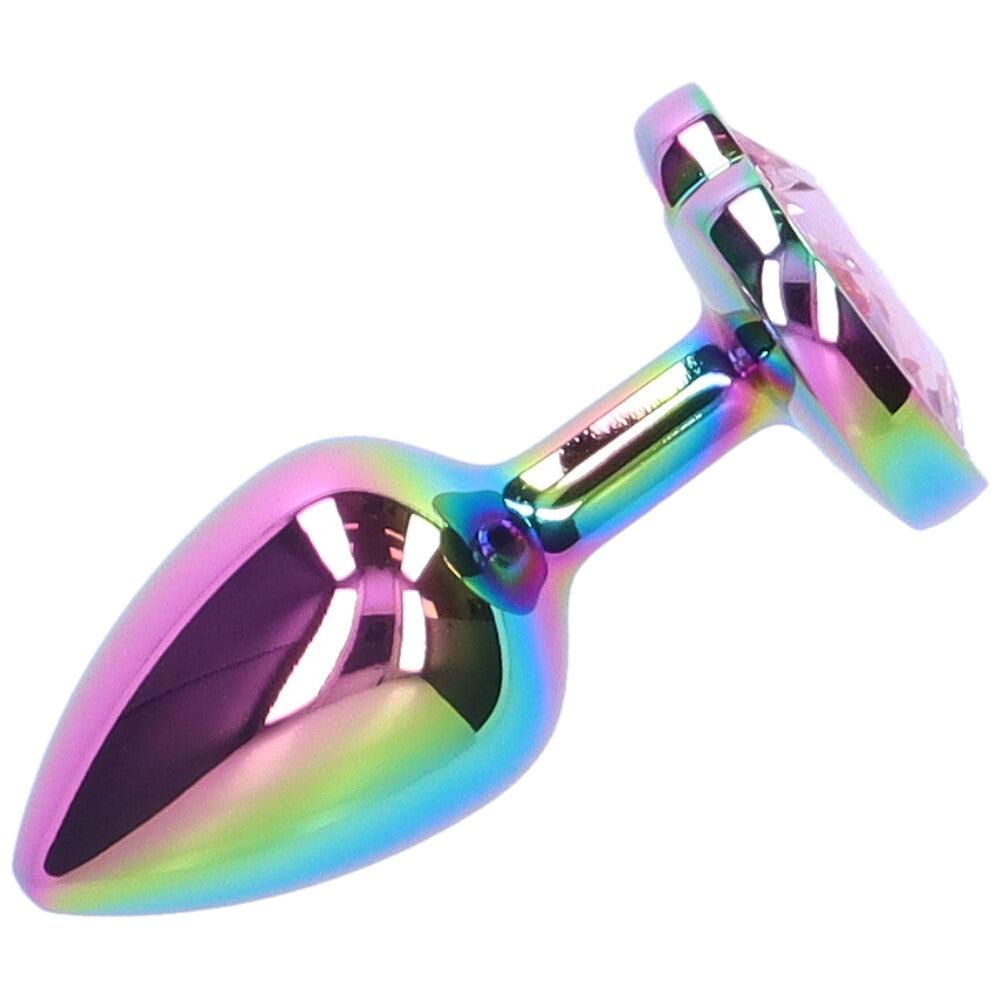 Premium Rainbow Metal Anal Plug for Muscle Control - Xoxomoving