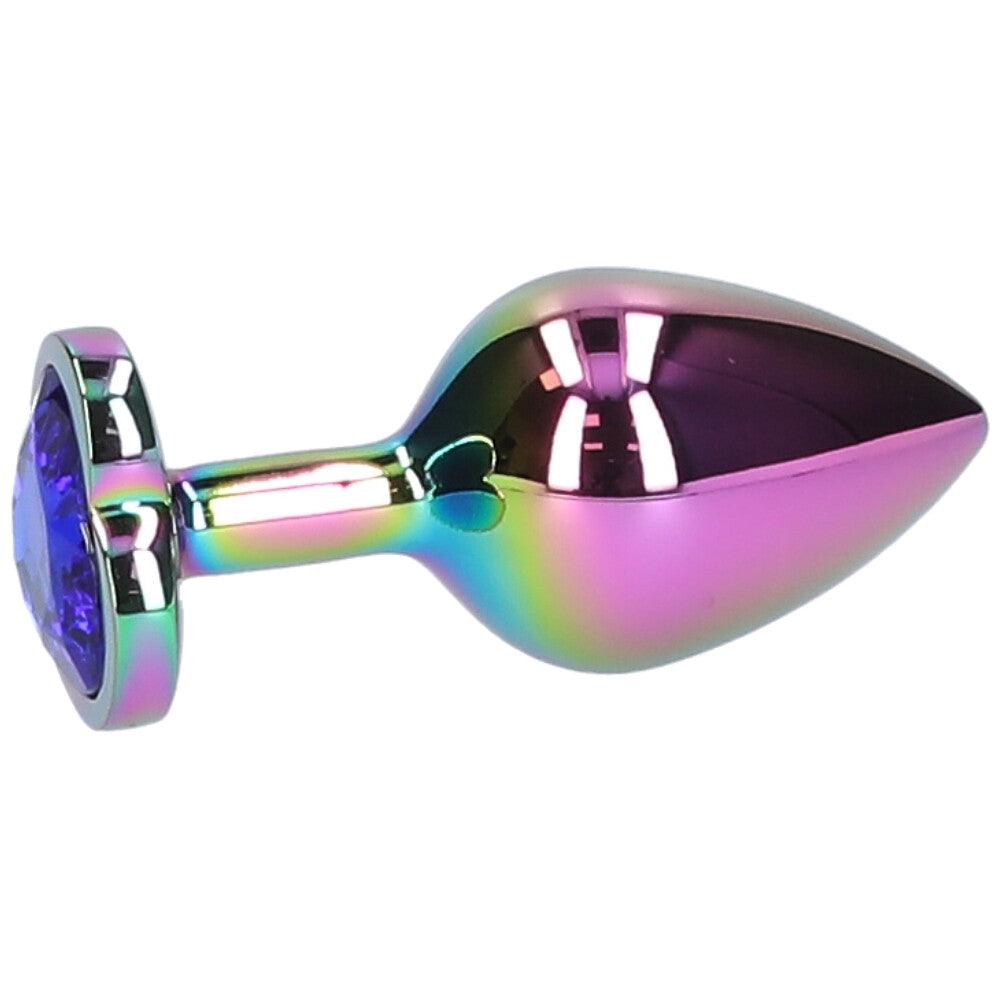 Premium Rainbow Metal Anal Plug for Muscle Control - Xoxomoving