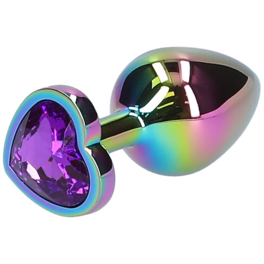 Premium Rainbow Metal Anal Plug for Muscle Control - Xoxomoving