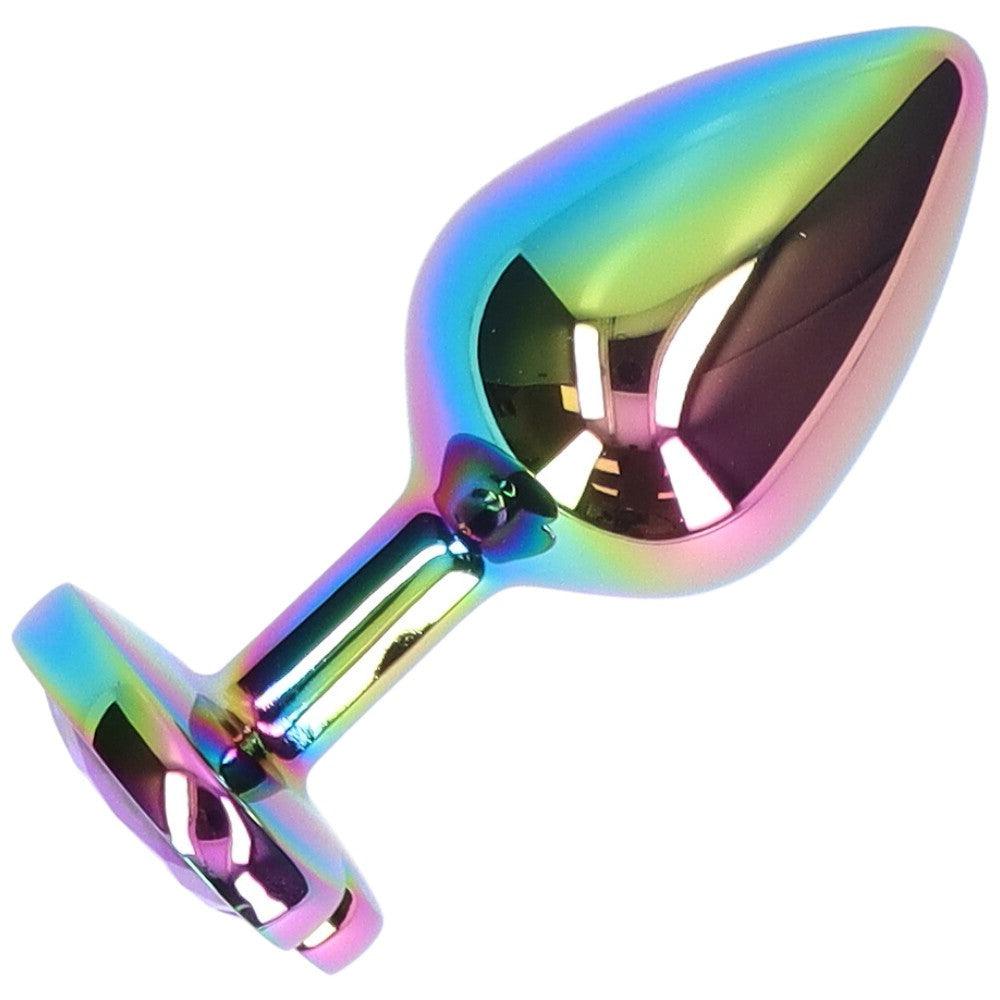 Premium Rainbow Metal Anal Plug for Muscle Control - Xoxomoving