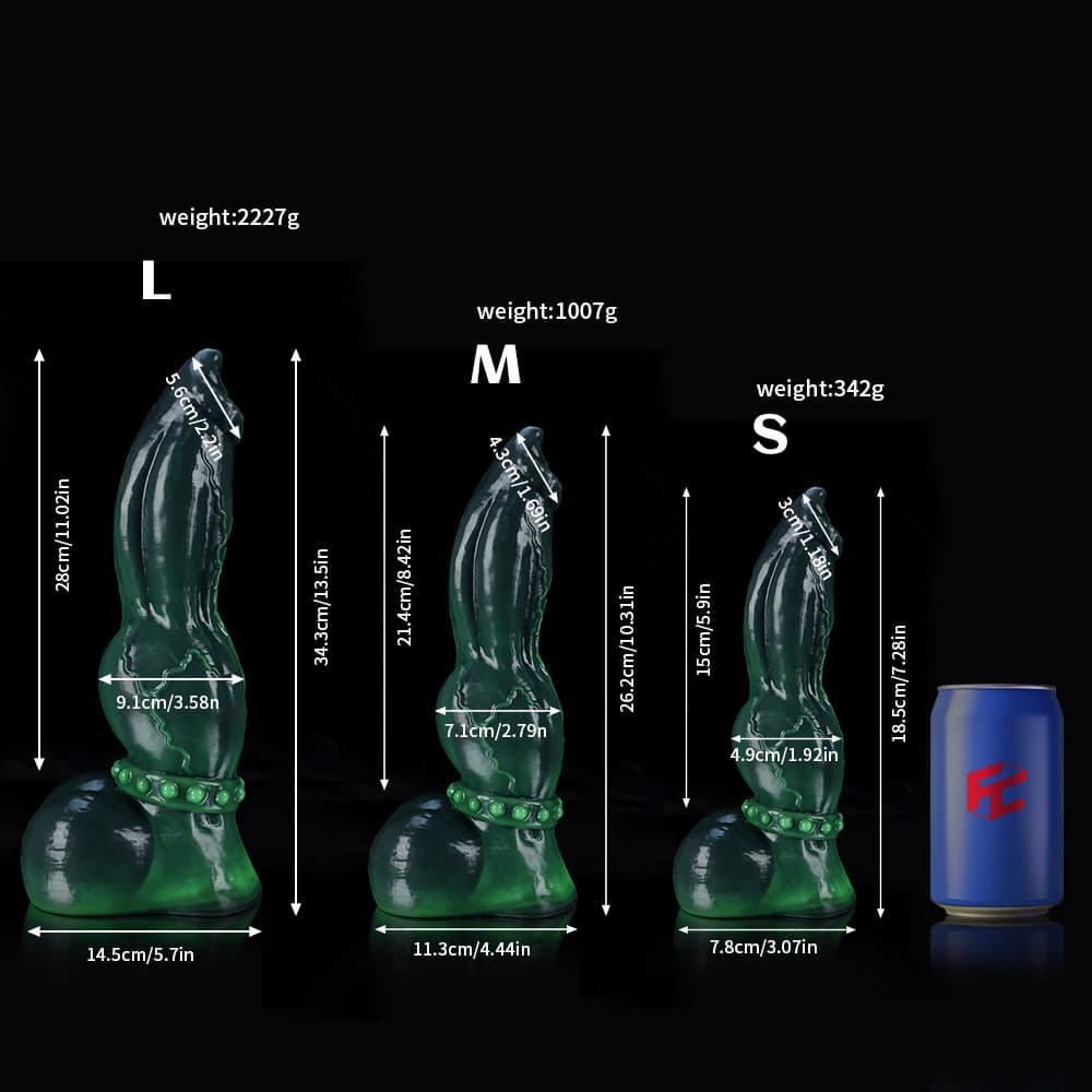 Venom Green Knot Dildo Xoxomoving