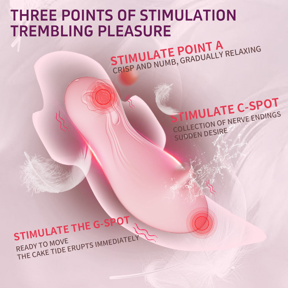 Wearable Vibrating Masturbator with Remote Control for Women - Xoxomoving