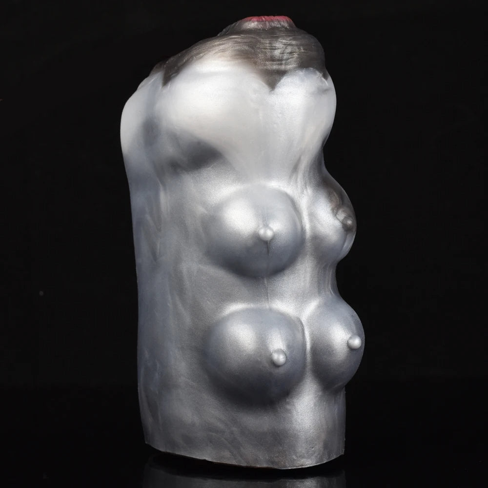 Cow Pocket Pussy Male Masturbator - Realistic Animal Vagina Dual Penis Massage Sex Toy for Men Xoxomoving