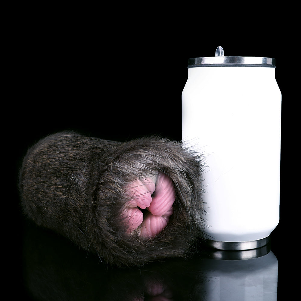Black Cat Pussy Masturbaton Cup Sex Toy for Men - Furry Animal Vagina Penis Massage Male Masturbator Xoxomoving