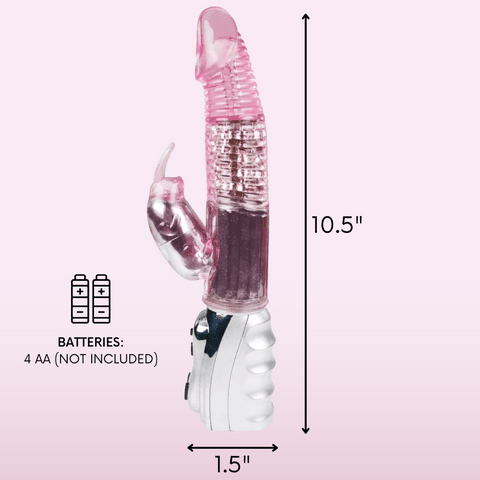 #1 Rotating Rabbit Dual-Action Vibrator - Xoxomoving