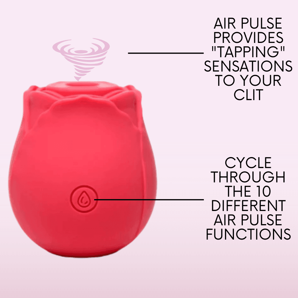 #1 Selling Rose Sex Toy Air Pulse Stimulator - Xoxomoving