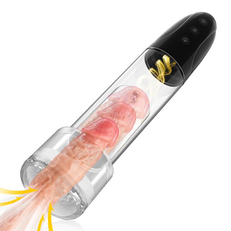 Swirl - 2 In 1 Vagina Sucking Electric Penis Pump - Xoxomoving