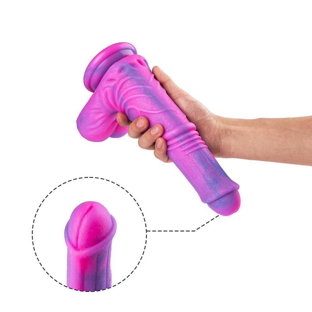 10.6-Inch Super Filling Flashy Dildo - Xoxomoving