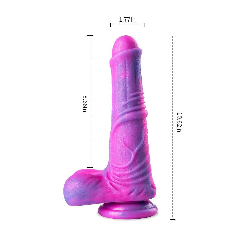 10.6-Inch Super Filling Flashy Dildo - Xoxomoving