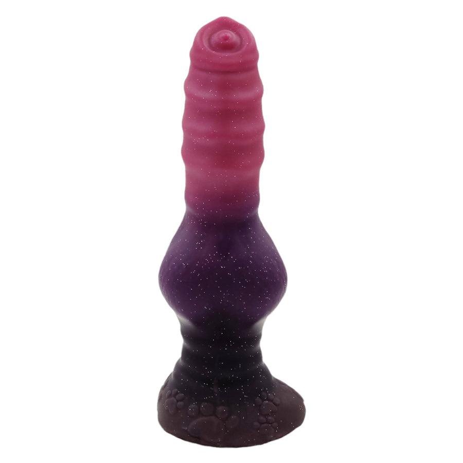 10 Inch Ribbed Animal Dog Dildo Xoxomoving