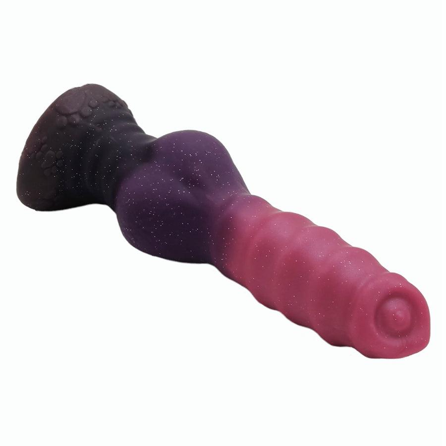 10 Inch Ribbed Animal Dog Dildo Xoxomoving