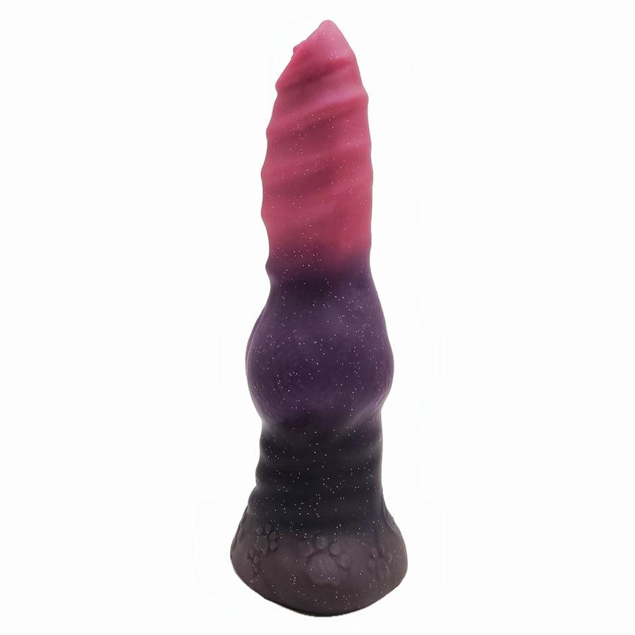 10 Inch Ribbed Animal Dog Dildo Xoxomoving