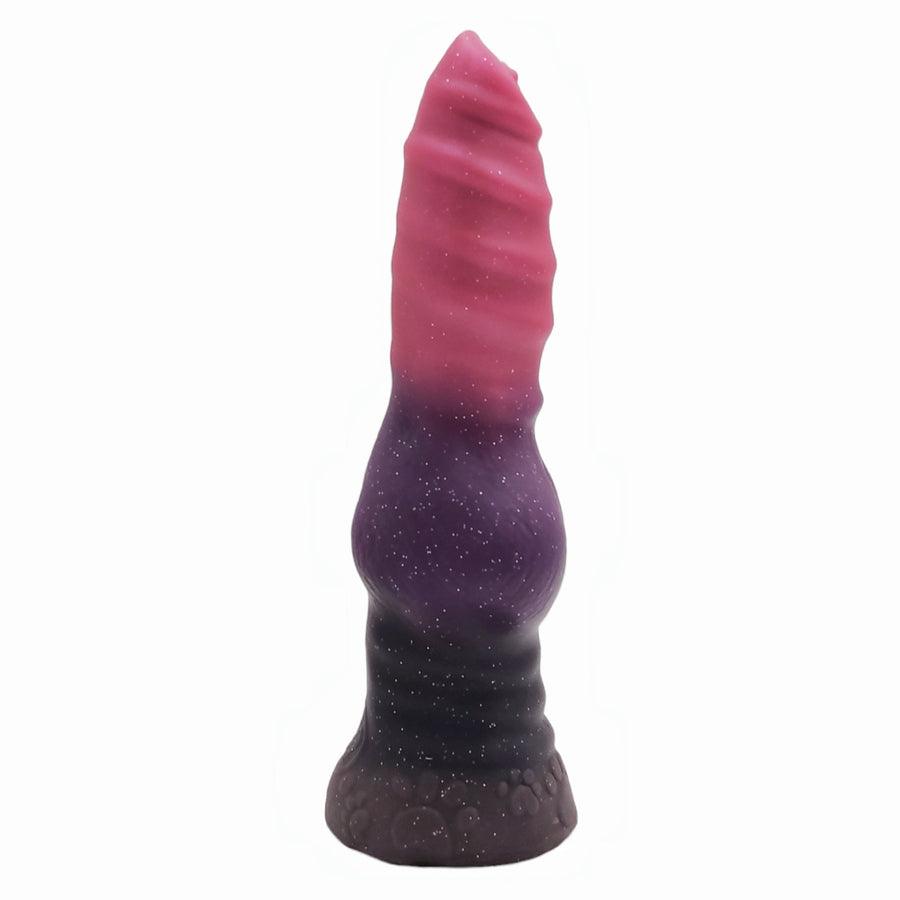 10 Inch Ribbed Animal Dog Dildo Xoxomoving