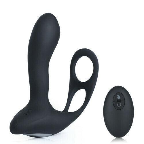 10-Mode Heating Dual Ring Vibrator with Remote Control - Xoxomoving