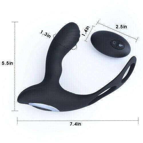 10-Mode Heating Dual Ring Vibrator with Remote Control - Xoxomoving