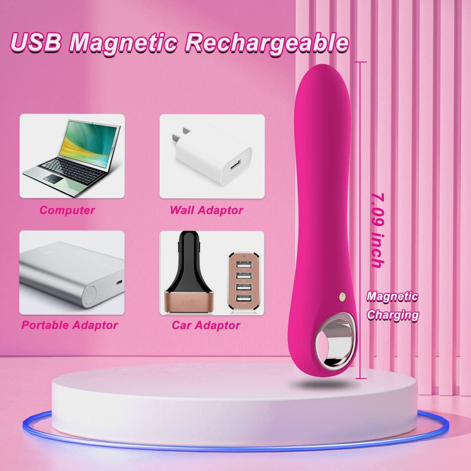 10-Speed G-Spot Vibrator: Tuitionua Dildo Stimulator for Solo or Couples - Xoxomoving