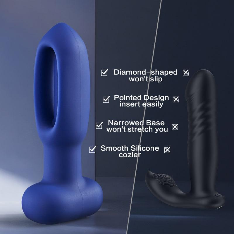 Ryza - Tapping Vibrating Anal Therapy Toy - Xoxomoving