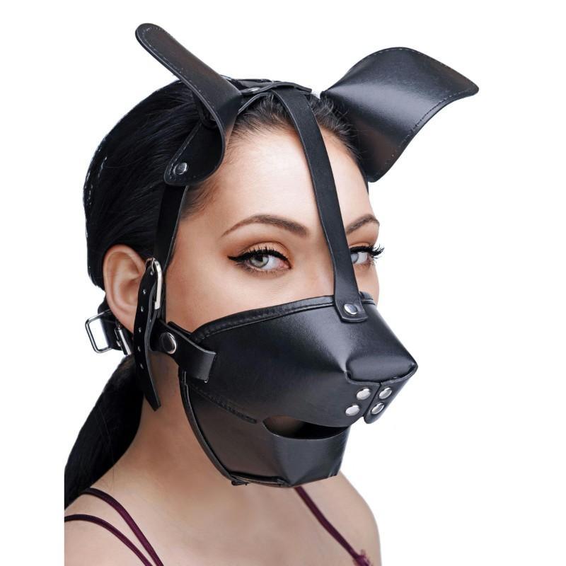 Pup Puppy Play Hood and Breathable Ball Gag - Xoxomoving