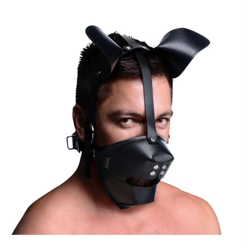 Pup Puppy Play Hood and Breathable Ball Gag - Xoxomoving