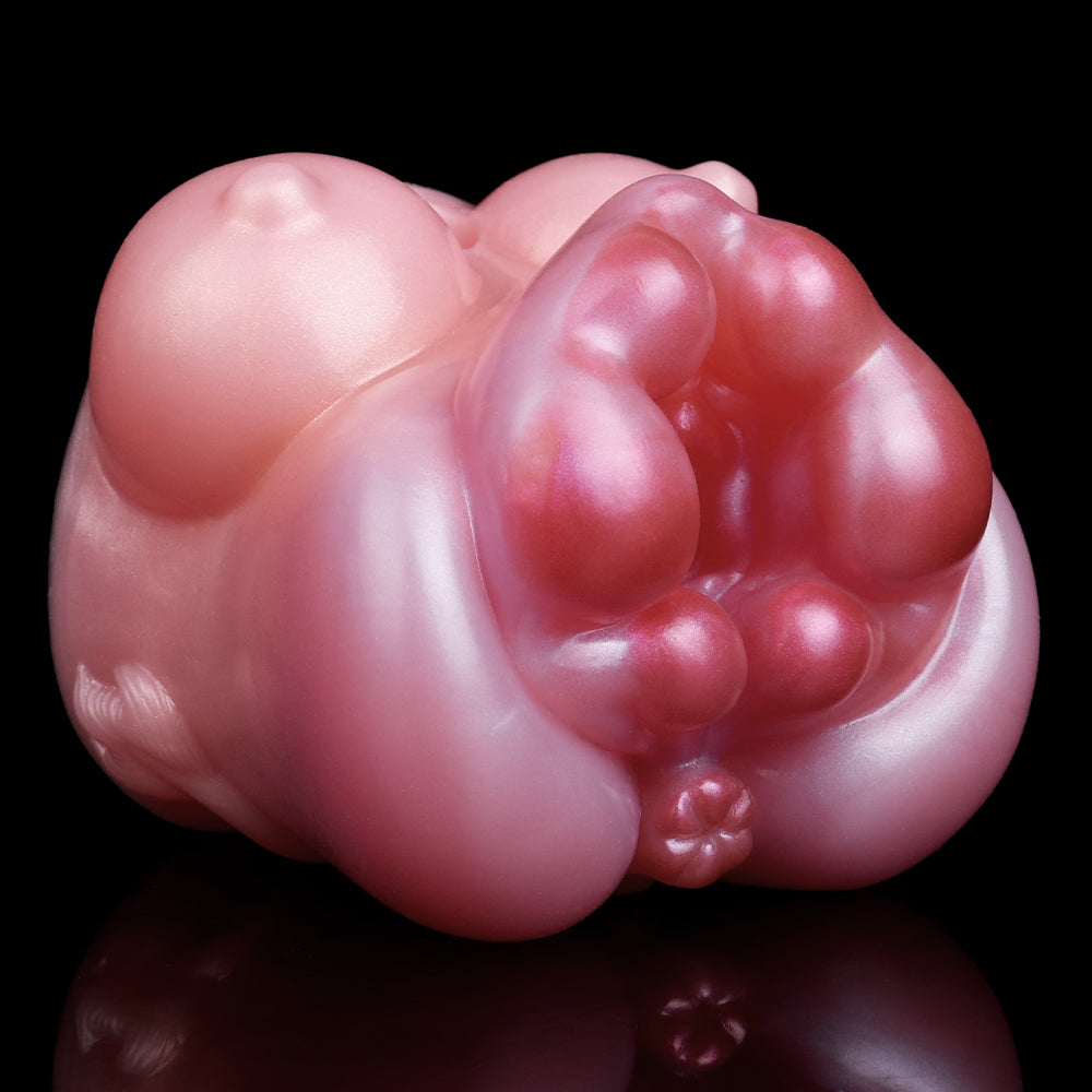 MilkyVesper Pocket Pussy Male Masturbator - Animal Vagina Vibrating Bullet Penis Masturbation Sex Toy Xoxomoving