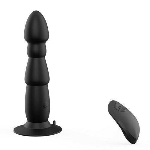 10M Remote Anal Bead Butt Plug Vibrator for Ultimate Satisfaction - Xoxomoving