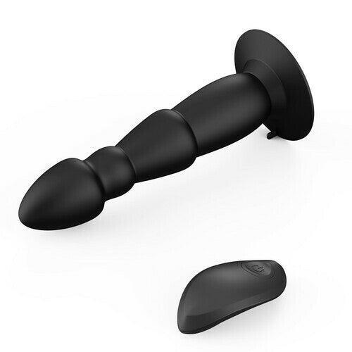 10M Remote Anal Bead Butt Plug Vibrator for Ultimate Satisfaction - Xoxomoving