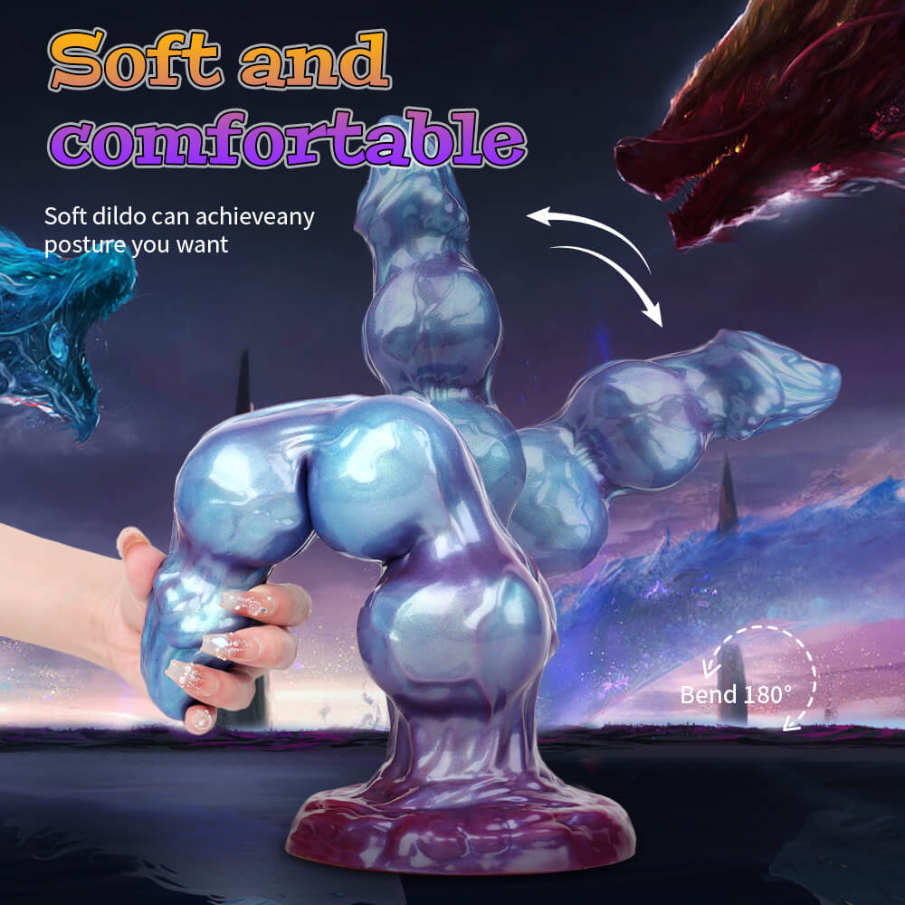 11 Inch Fantasy Anal Dog Knot Dildo Xoxomoving