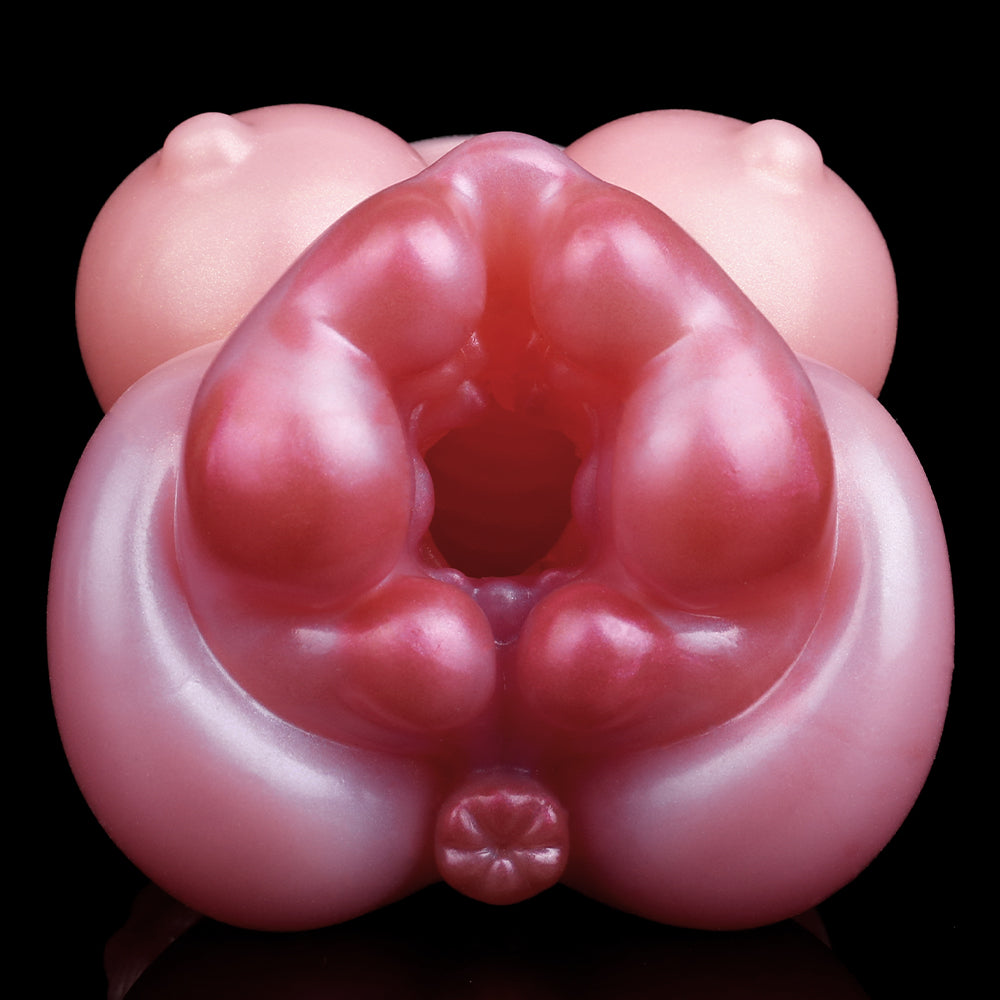 MilkyVesper Pocket Pussy Male Masturbator - Animal Vagina Vibrating Bullet Penis Masturbation Sex Toy Xoxomoving