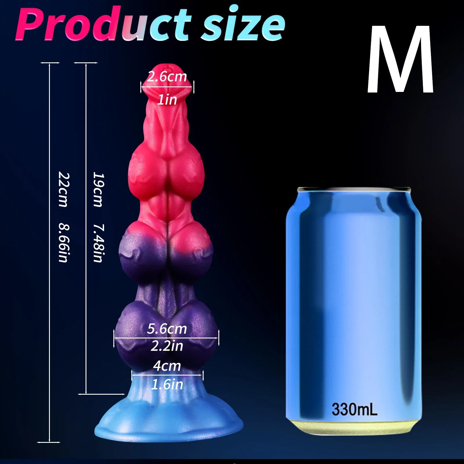 11 Inch Fantasy Three Knot Dog Dildo Xoxomoving