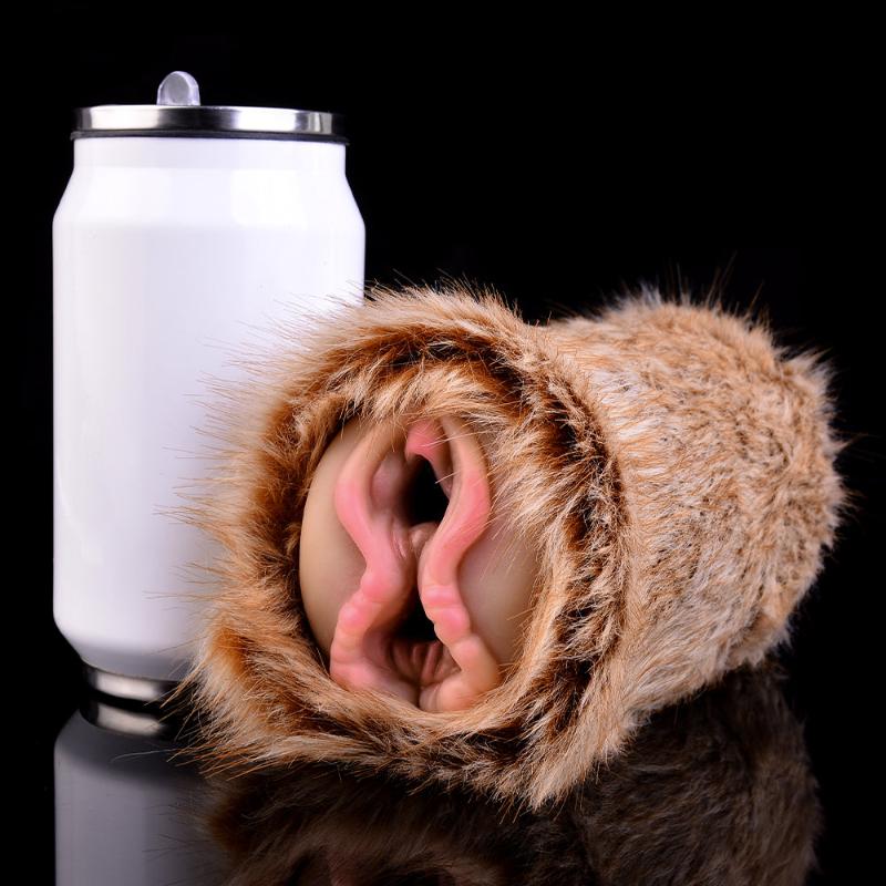 Animals Pussy Masturbation Cup - Furry Pocket Sex Doll Penis Blowjob Toys for Men Xoxomoving