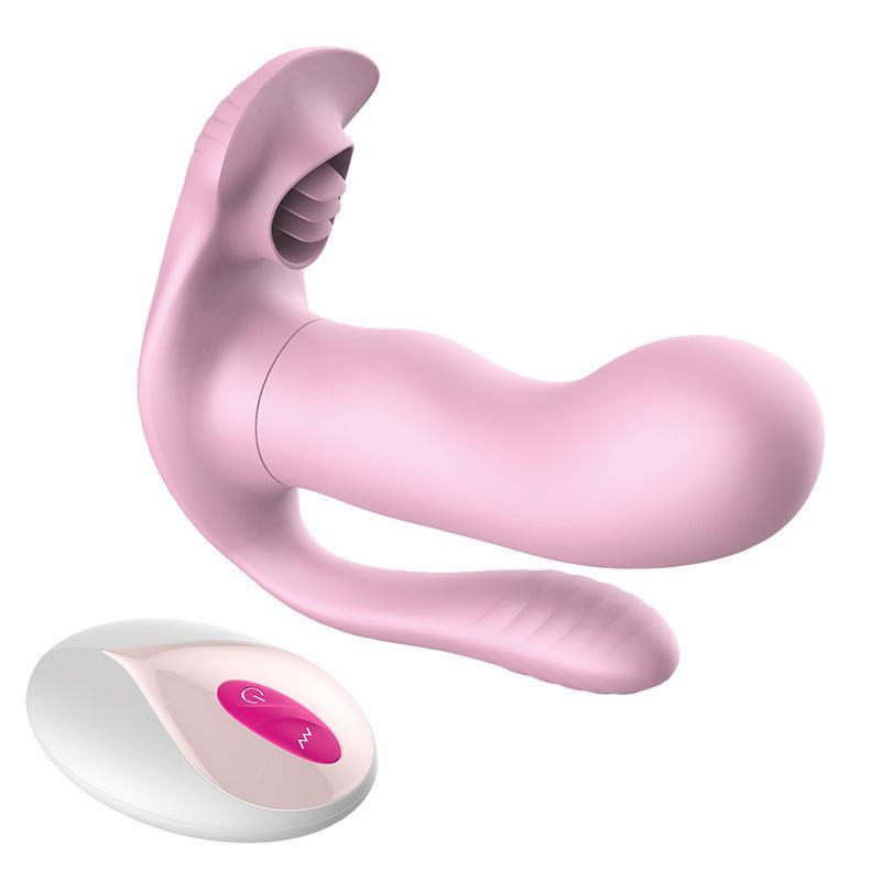 9-Mode Remote Control Wearable Clit & Anal Vibrators - Xoxomoving