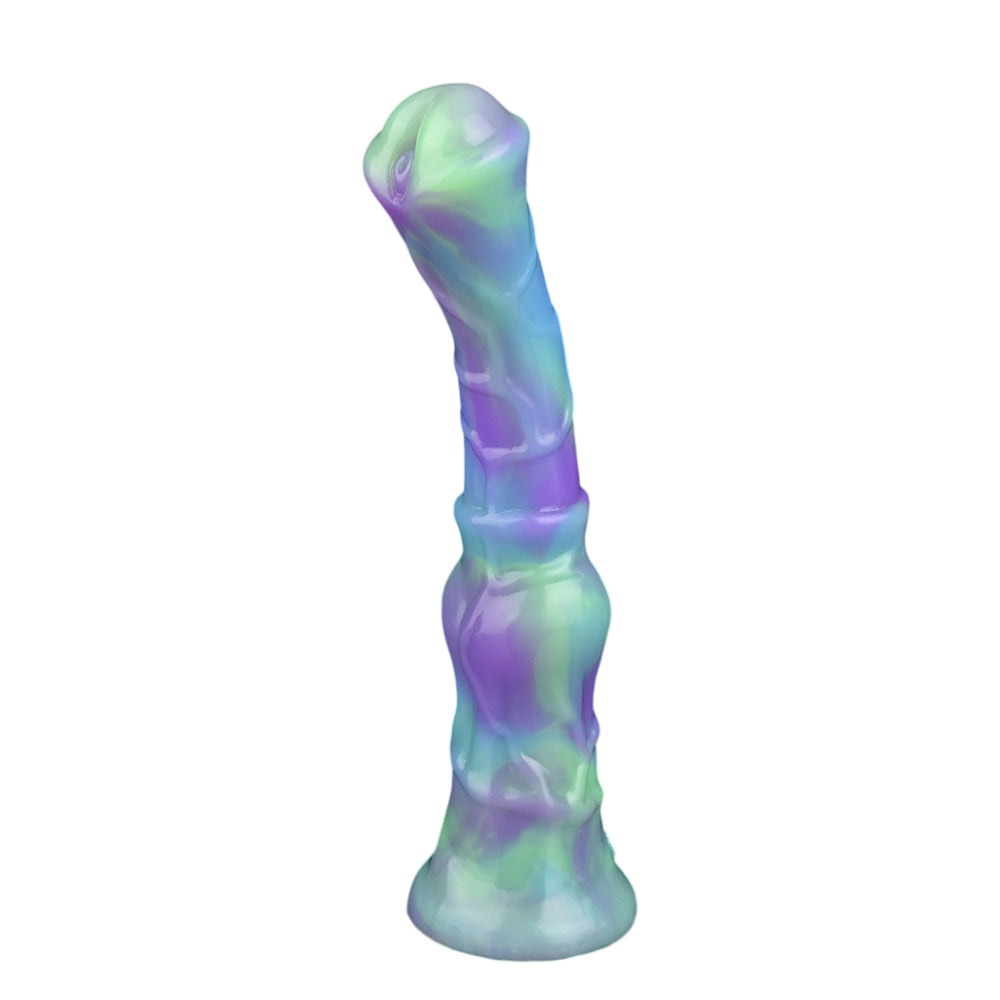 9 Inch Knot Glow In The Dark Horse Dildo Xoxomoving